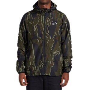 BillaBong Tradewinds Windbreaker Jacket Camo Men's Medium NWT